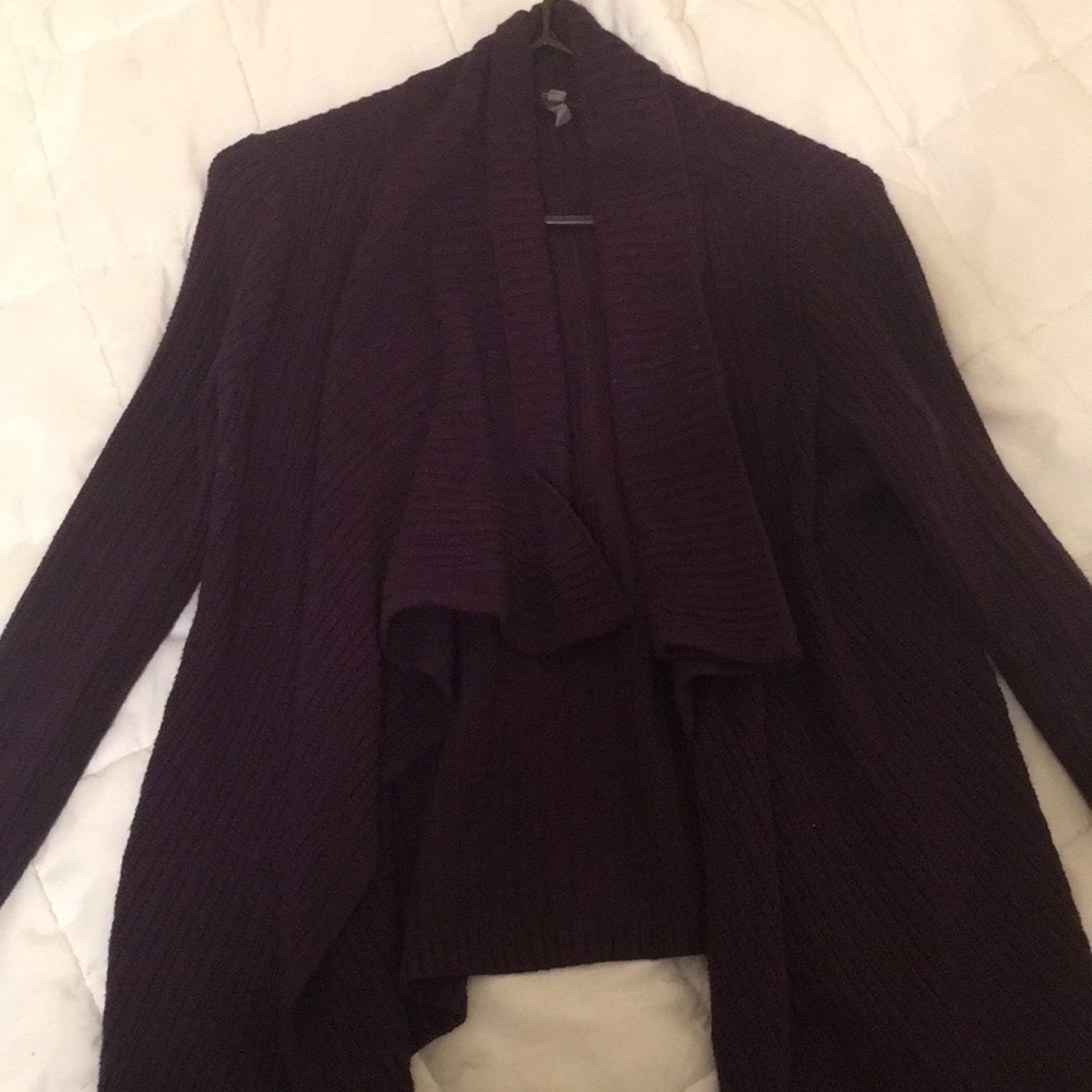 Waterfall cardigan sweater